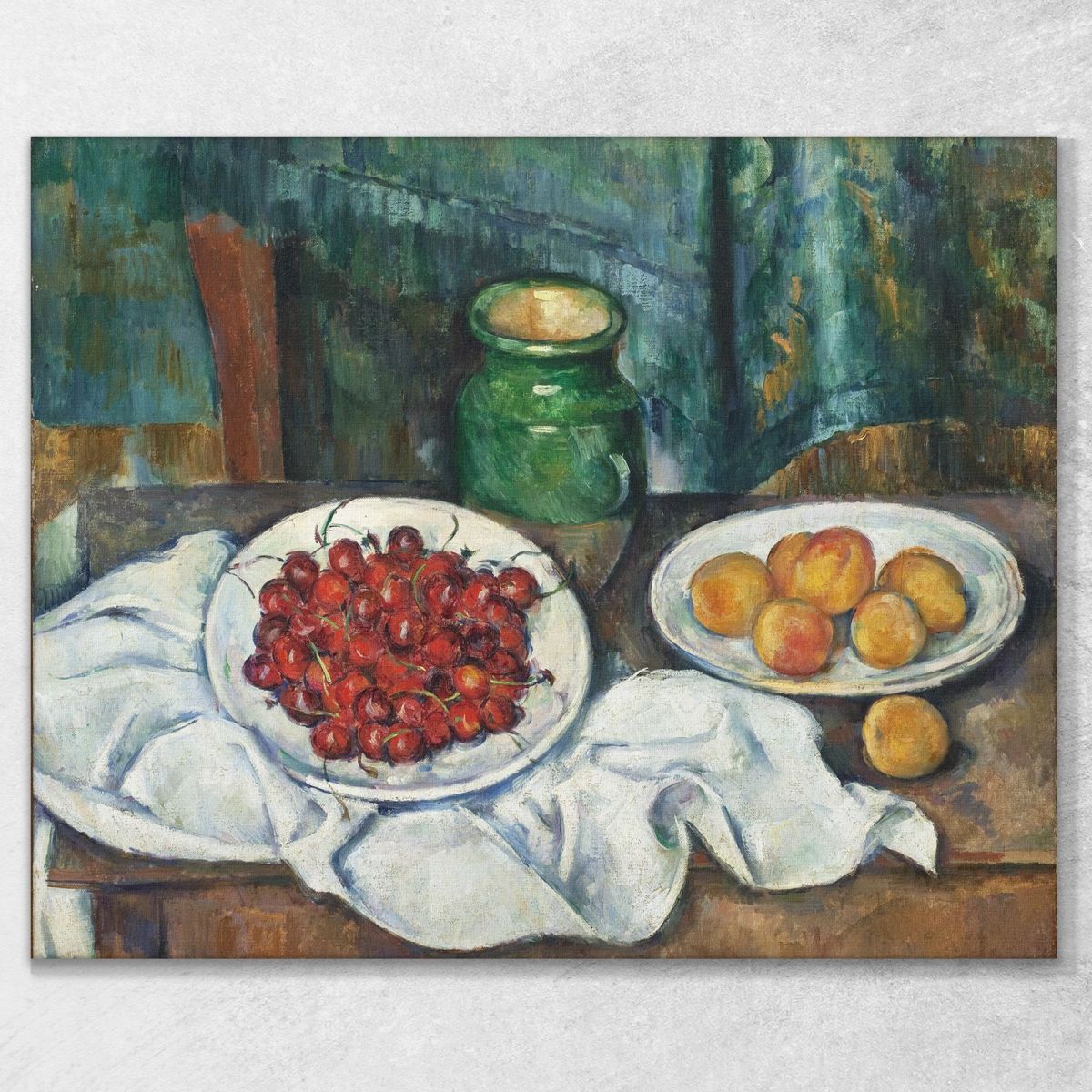 Still Life With Cherries And Peaches Paul Cézanne pcz93 canvas print 