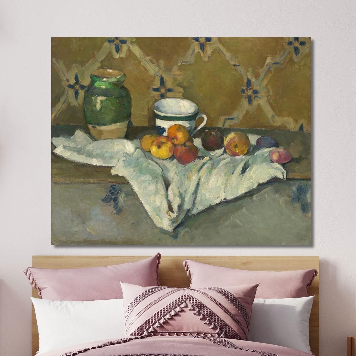 Still Life With Jar Cup And Apples Paul Cézanne pcz97 canvas print 