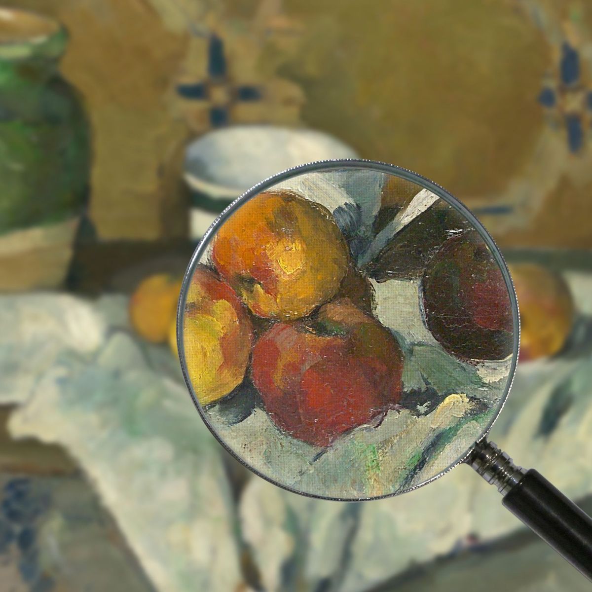 Still Life With Jar Cup And Apples Paul Cézanne pcz97 canvas print