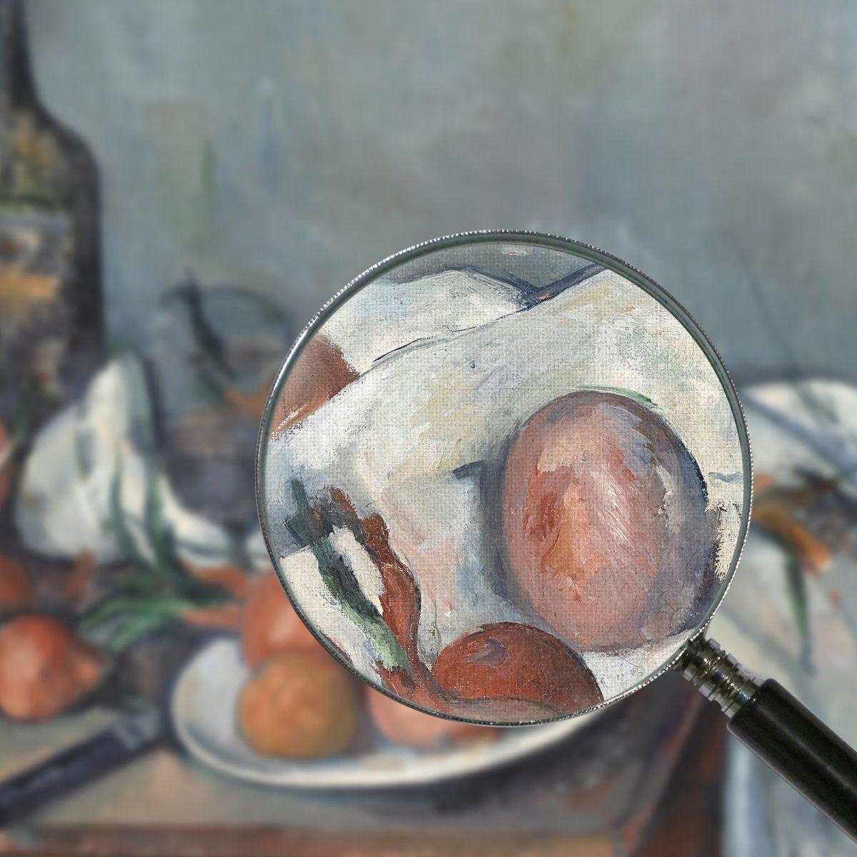 Still Life With Onions Paul Cézanne pcz100 canvas print