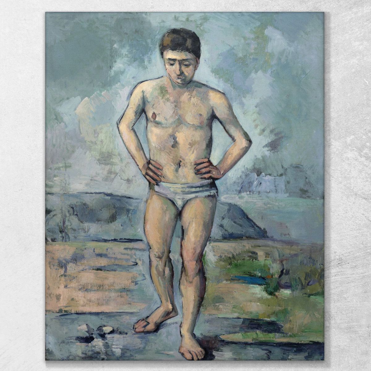 The Bather Paul Cézanne pcz106 canvas print 