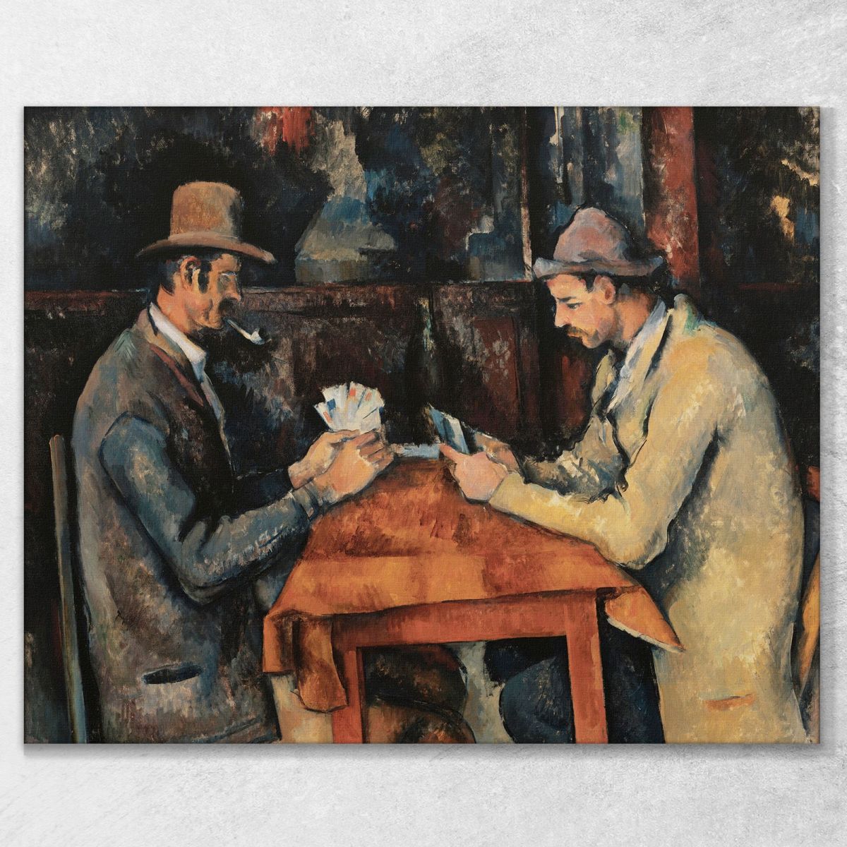 The Card Players Paul Cézanne pcz109 canvas print 