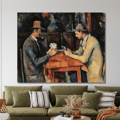 The Card Players Paul Cézanne pcz109 canvas print 