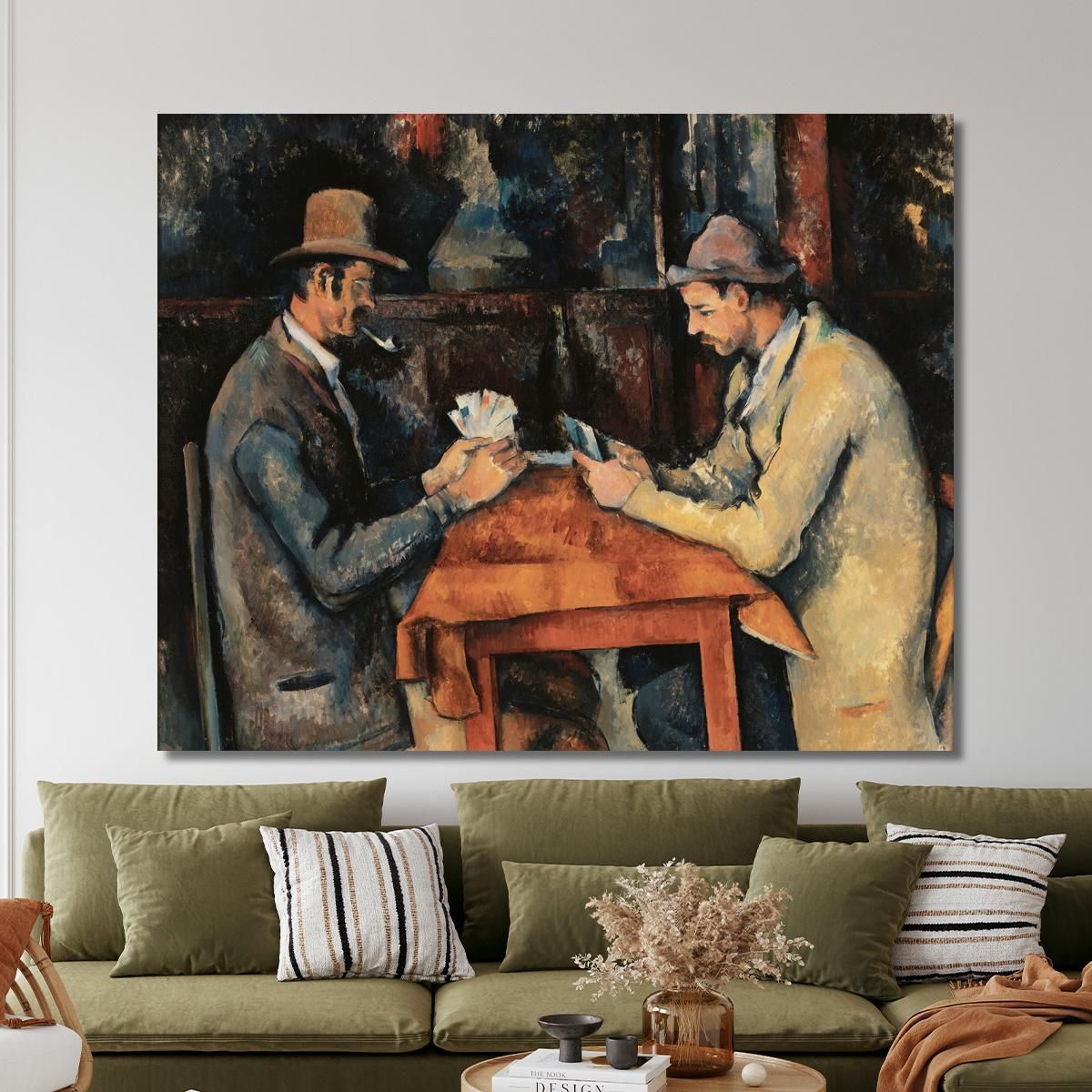 The Card Players Paul Cézanne pcz109 canvas print 