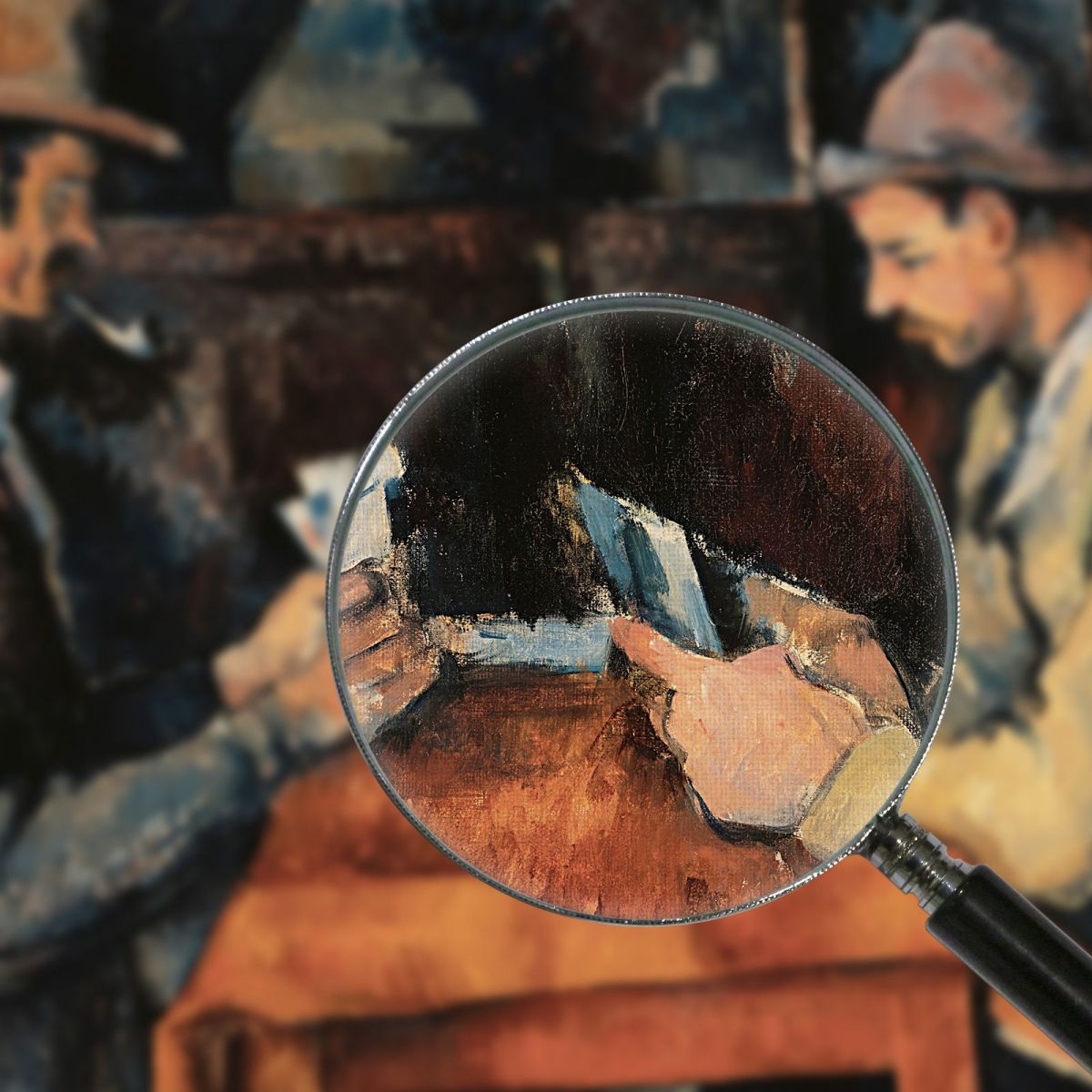 The Card Players Paul Cézanne pcz109 canvas print