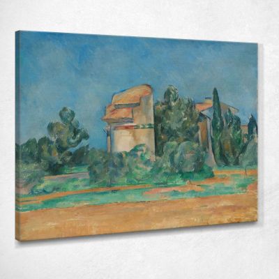 The Pigeon Tower At Bellevue Paul Cézanne pcz122 canvas print 