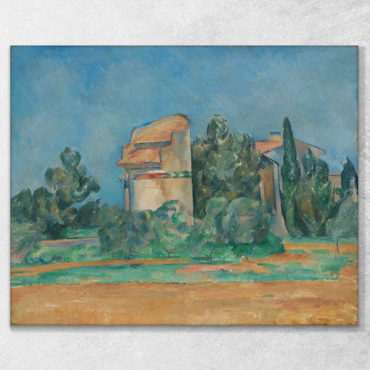 The Pigeon Tower At Bellevue Paul Cézanne pcz122 canvas print 