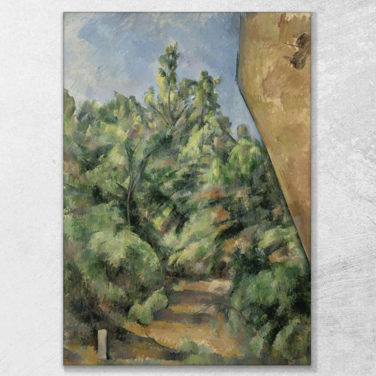 The Red Rock Paul Cézanne pcz125 canvas print 