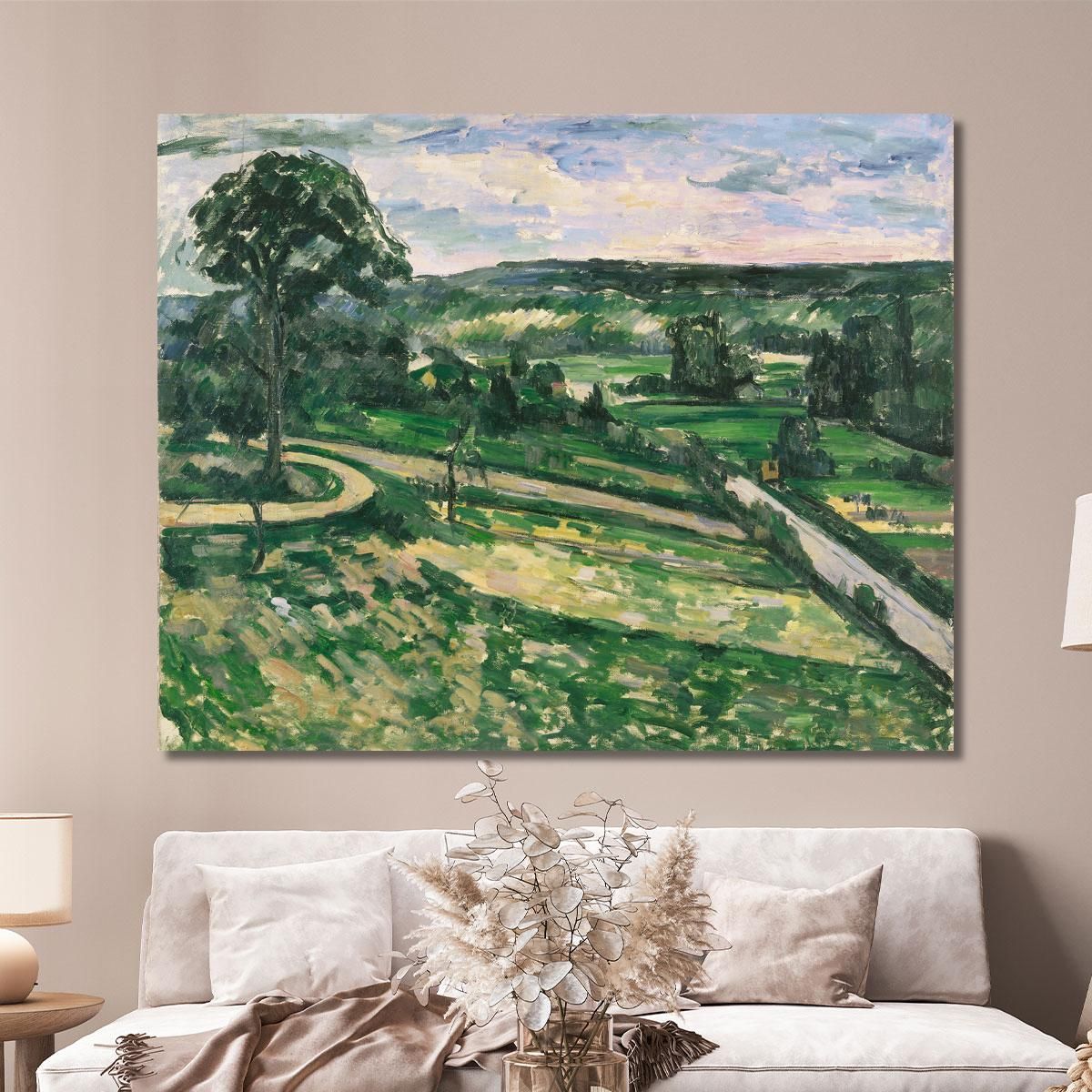 The Tree Near The Bend Paul Cézanne pcz127 canvas print 
