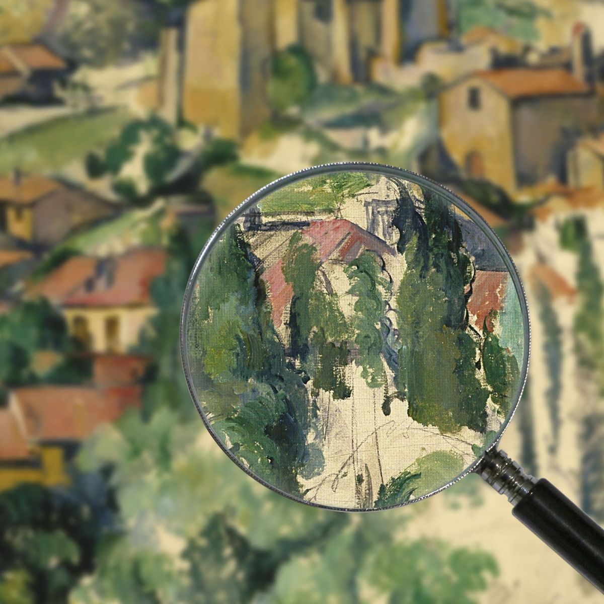 The Village Of Gardanne Paul Cézanne pcz128 canvas print