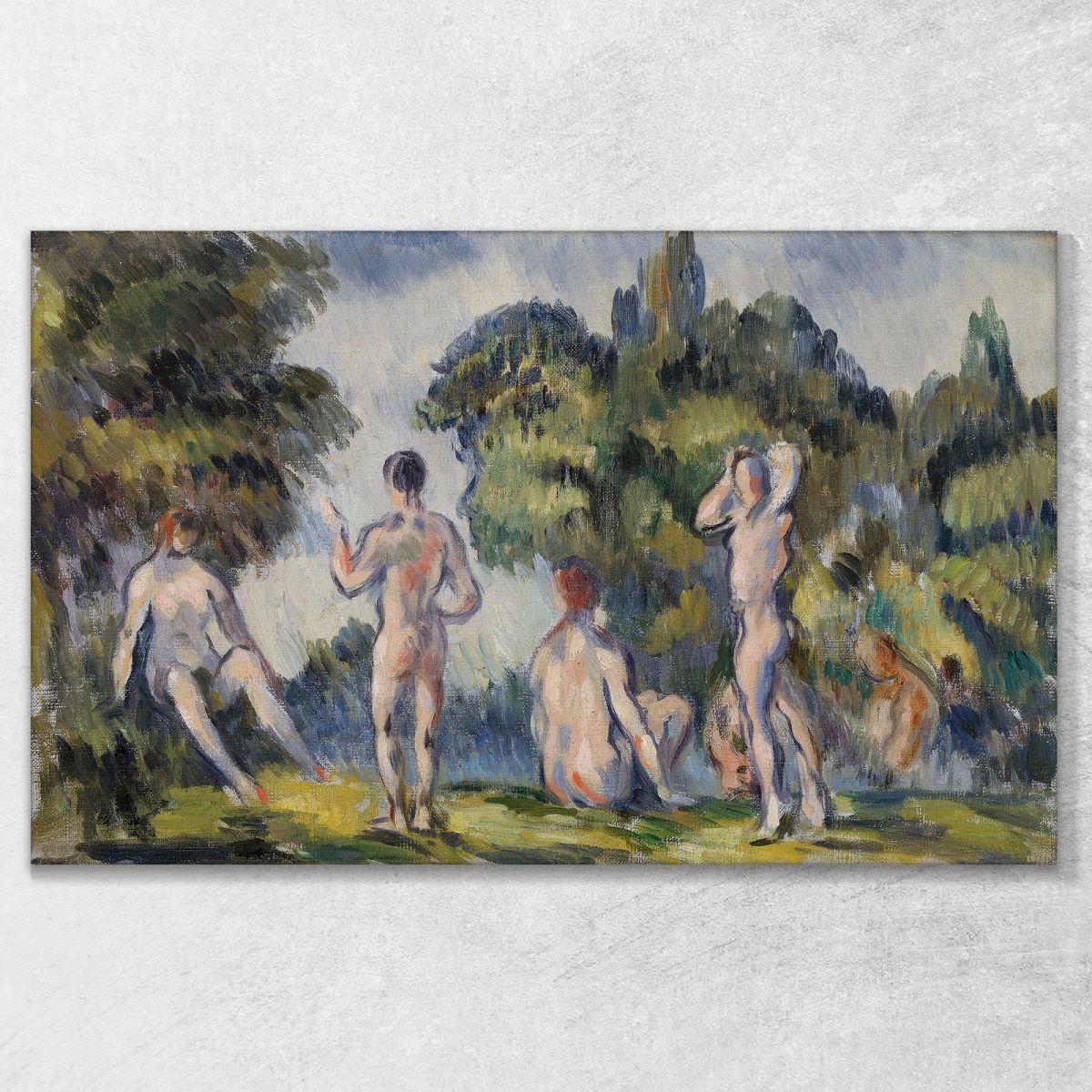 Bathers Paul Cézanne pcz149 canvas print 