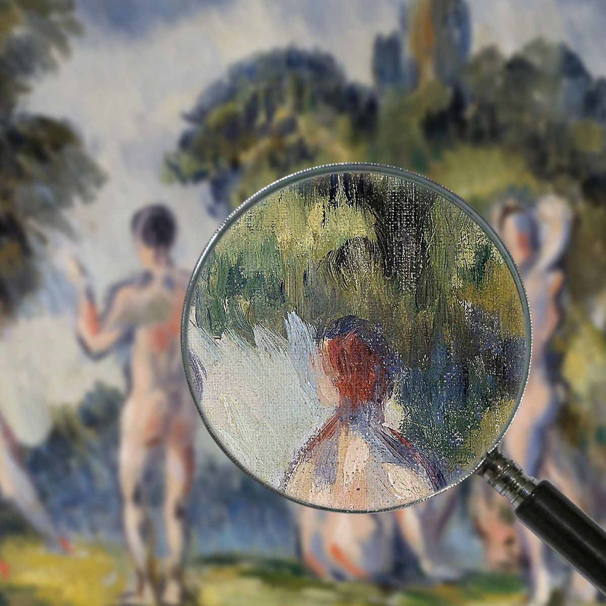 Bathers Paul Cézanne pcz149 canvas print