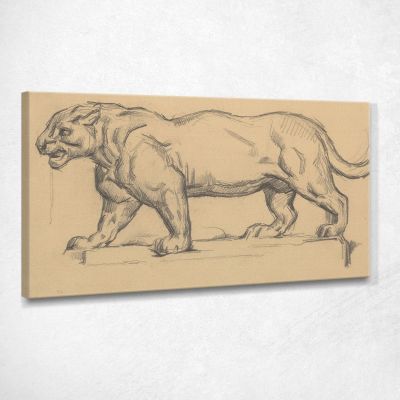 Jaguar Paul Cézanne pcz160 canvas print 