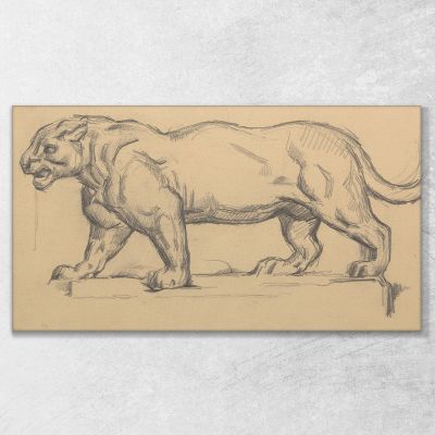 Jaguar Paul Cézanne pcz160 canvas print 