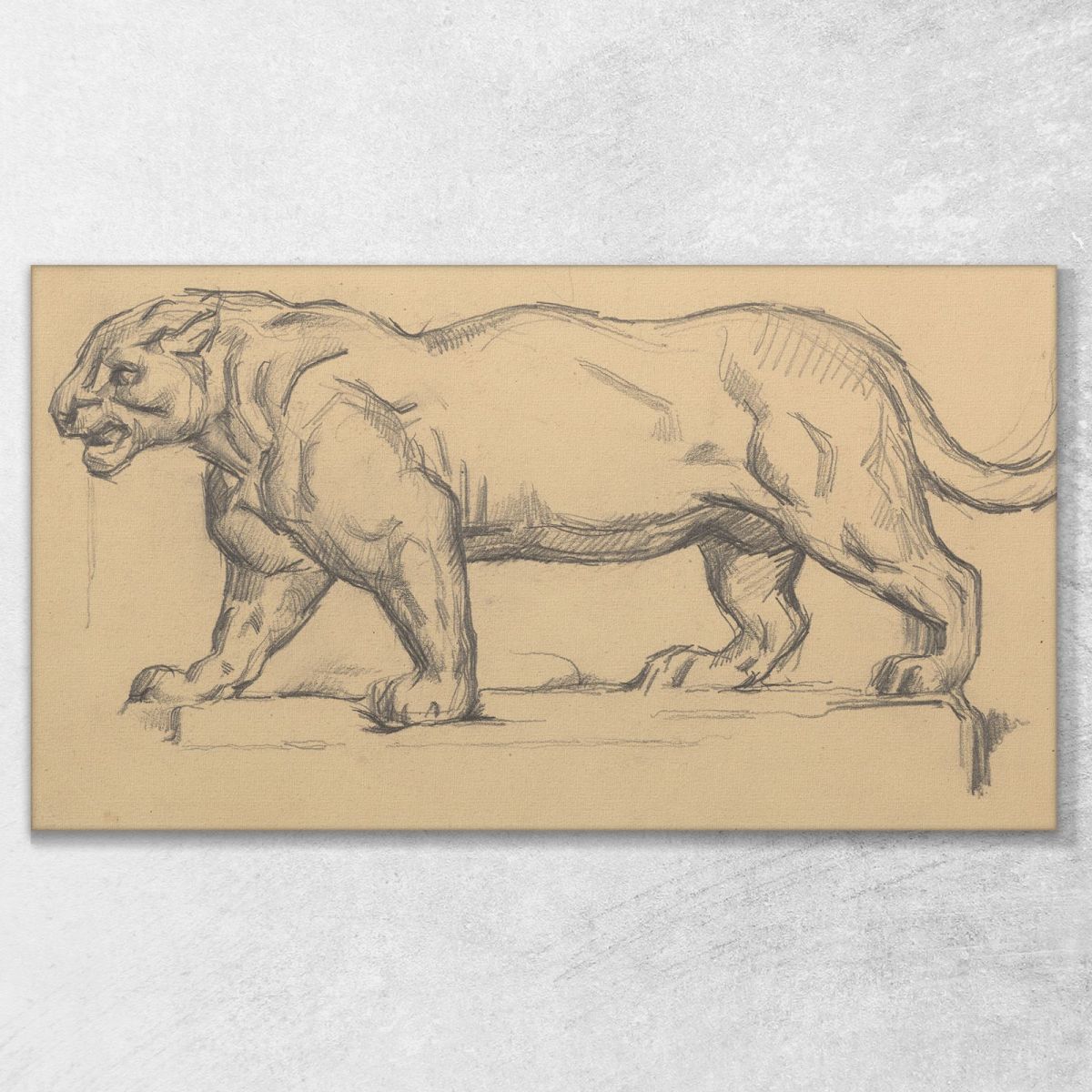 Jaguar Paul Cézanne pcz160 canvas print 