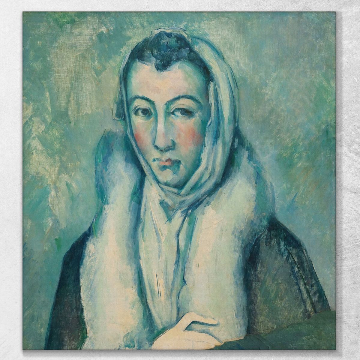 The Woman With An Ermine After El Greco Paul Cézanne pcz162 canvas print 