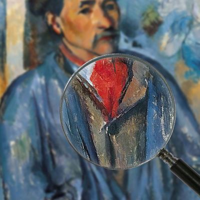 Man In A Blue Smock Paul Cézanne pcz180 canvas print