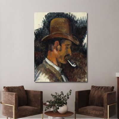 Man With Pipe Paul Cézanne pcz182 canvas print 