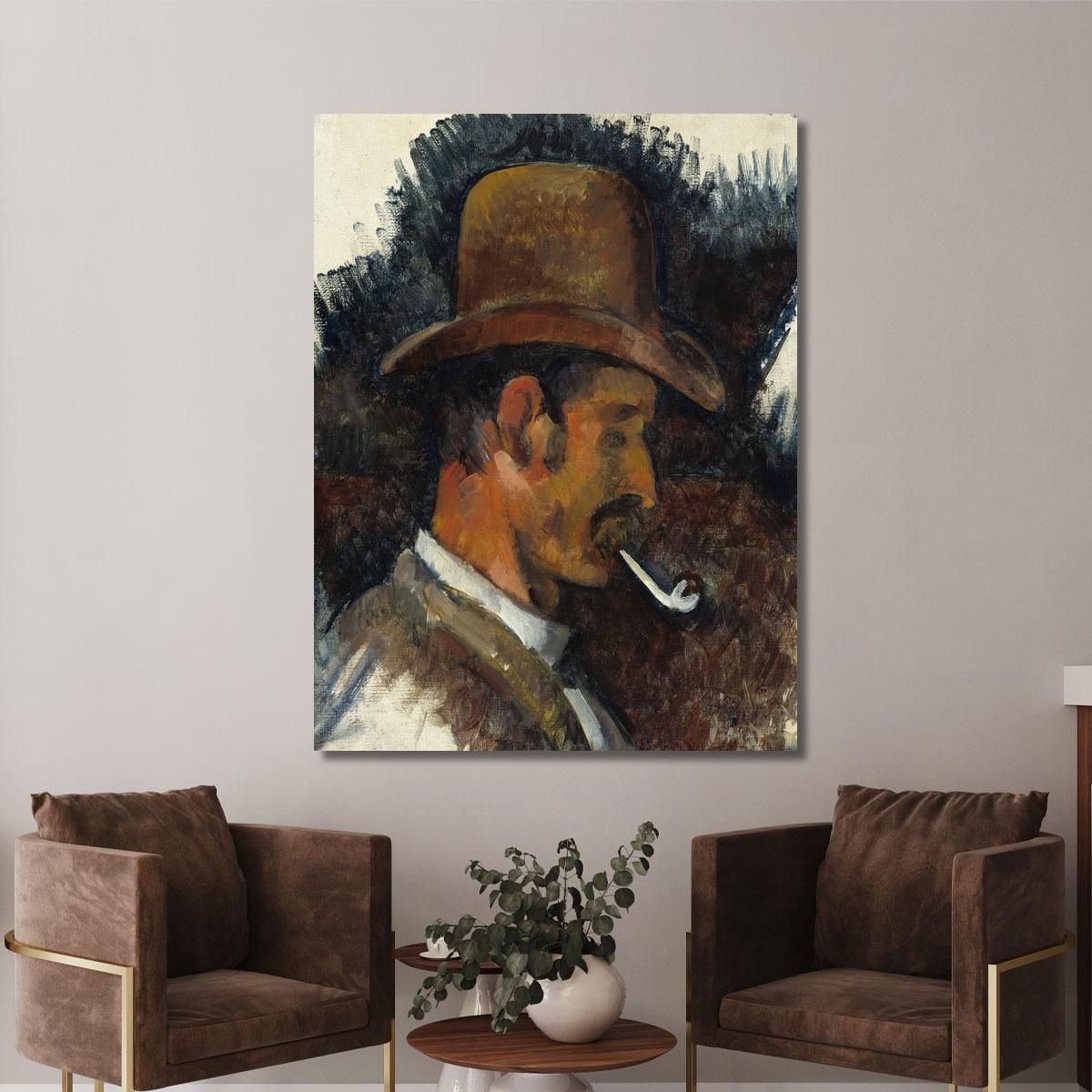 Man With Pipe Paul Cézanne pcz182 canvas print 