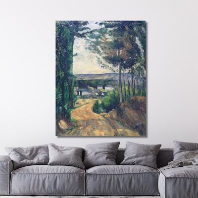 Road Leading To The Lake Paul Cézanne pcz202 canvas print 