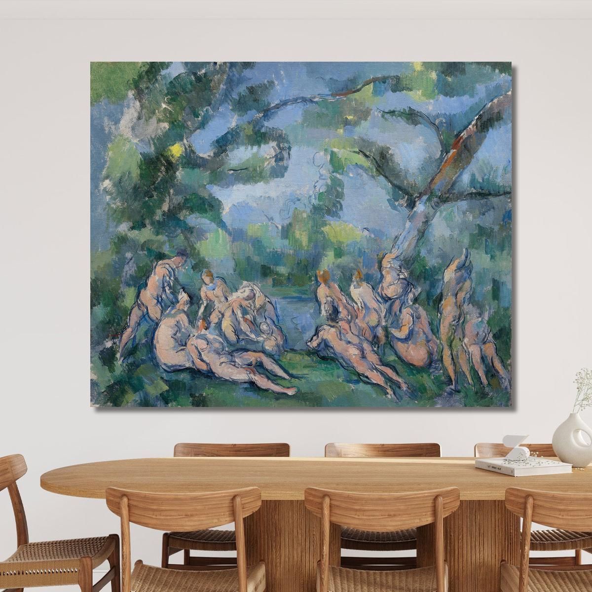 The Bathers Paul Cézanne pcz222 canvas print 