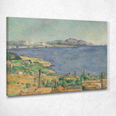 The Gulf Of Marseilles Seen From L'Estaque Paul Cézanne pcz227 canvas print 