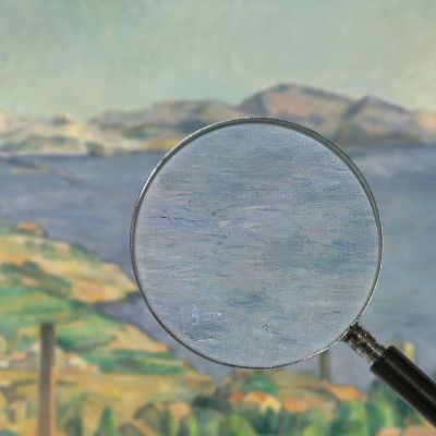 The Gulf Of Marseilles Seen From L'Estaque Paul Cézanne pcz227 canvas print