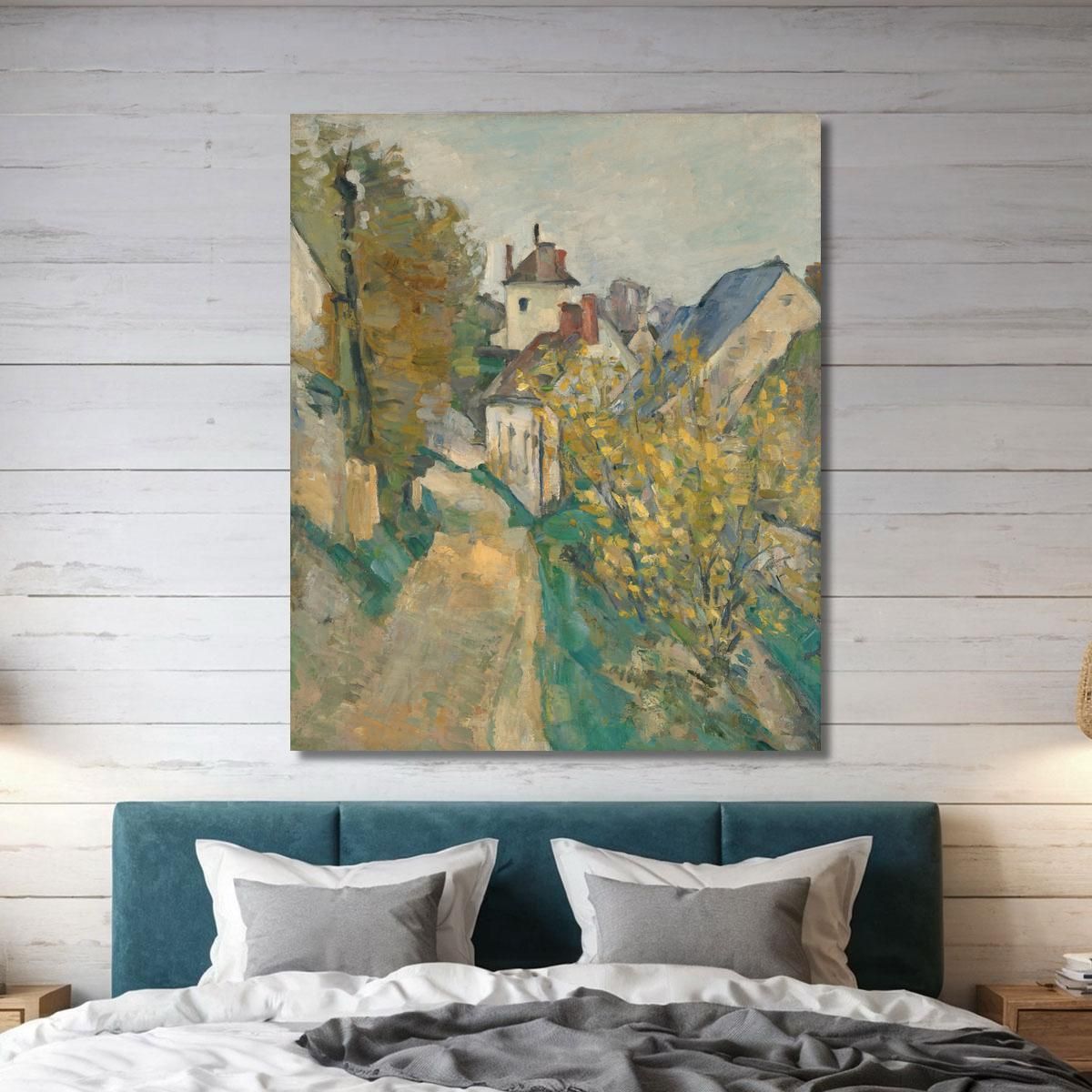 The House Of Dr. Gachet In Auvers-Sur-Oise Paul Cézanne pcz228 canvas print 
