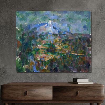Mont Sainte-Victoire Seen From Les Lauves Paul Cézanne pcz229 canvas print 