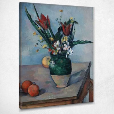 The Vase Of Tulips Paul Cézanne pcz235 canvas print 