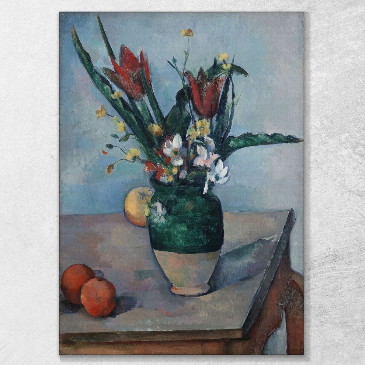 The Vase Of Tulips Paul Cézanne pcz235 canvas print 