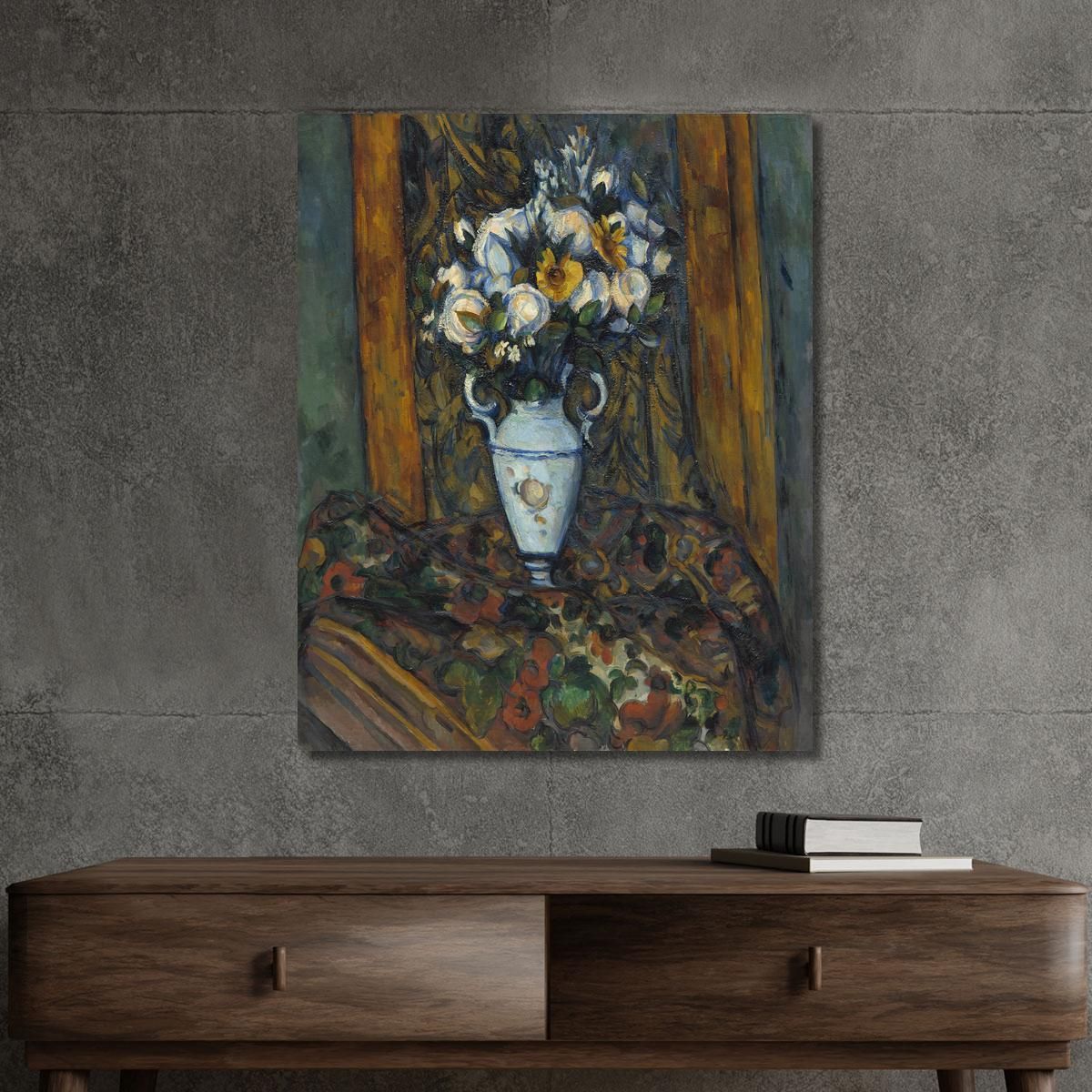 Vase Of Flowers Paul Cézanne pcz238 canvas print 