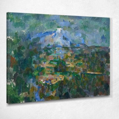 View Of Mount Sainte-Victoire From Les Lauves Paul Cézanne pcz239 canvas print 