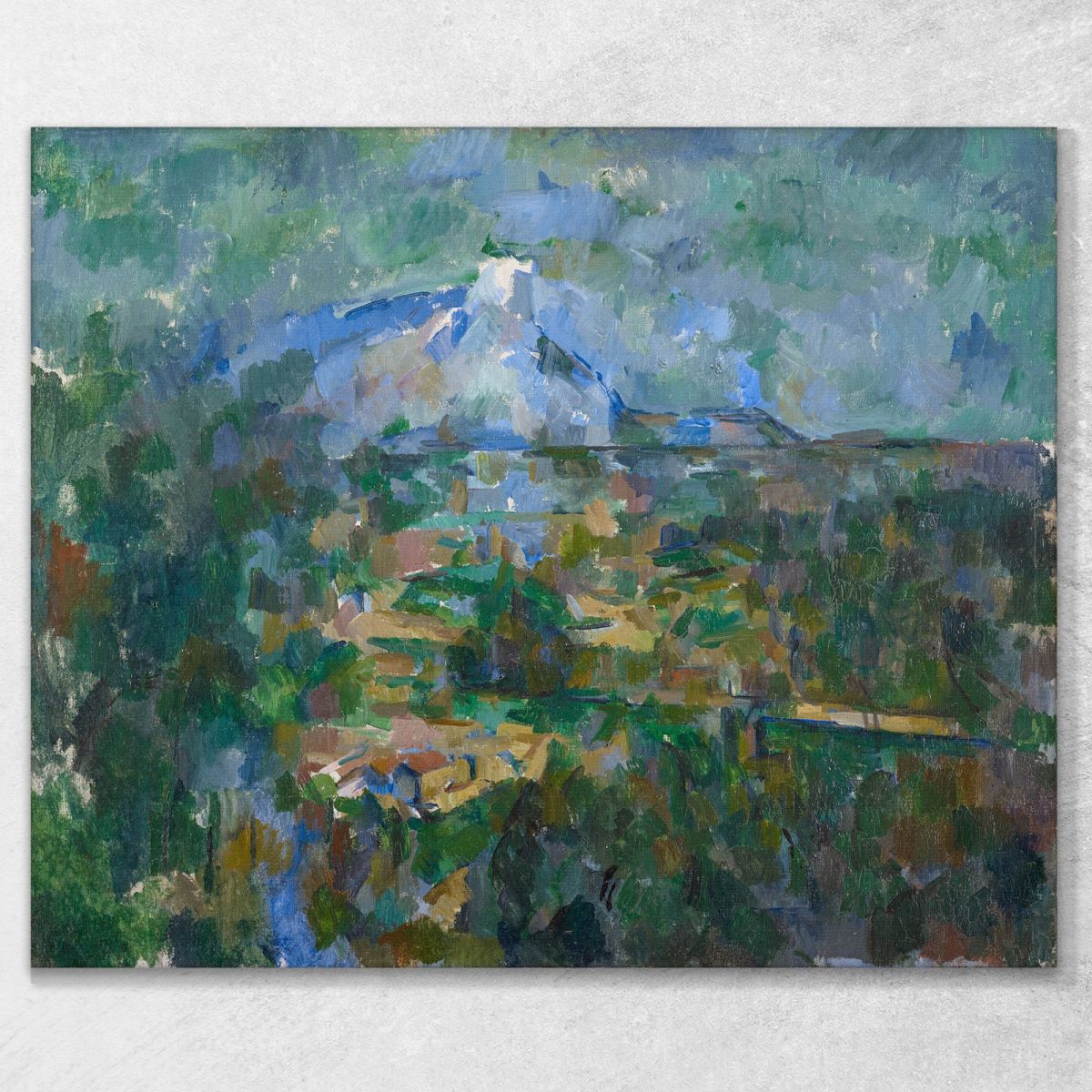 View Of Mount Sainte-Victoire From Les Lauves Paul Cézanne pcz239 canvas print 