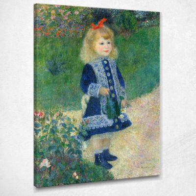 A Girl With A Watering Can Pierre-Auguste Renoir par1 canvas print 