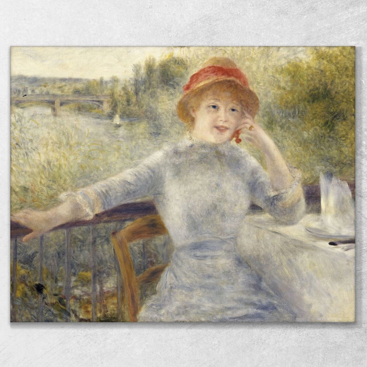 Alphonsine Fournaise Pierre-Auguste Renoir par2 canvas print 