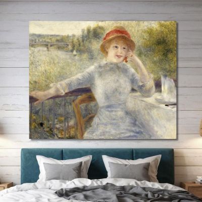 Alphonsine Fournaise Pierre-Auguste Renoir par2 canvas print 