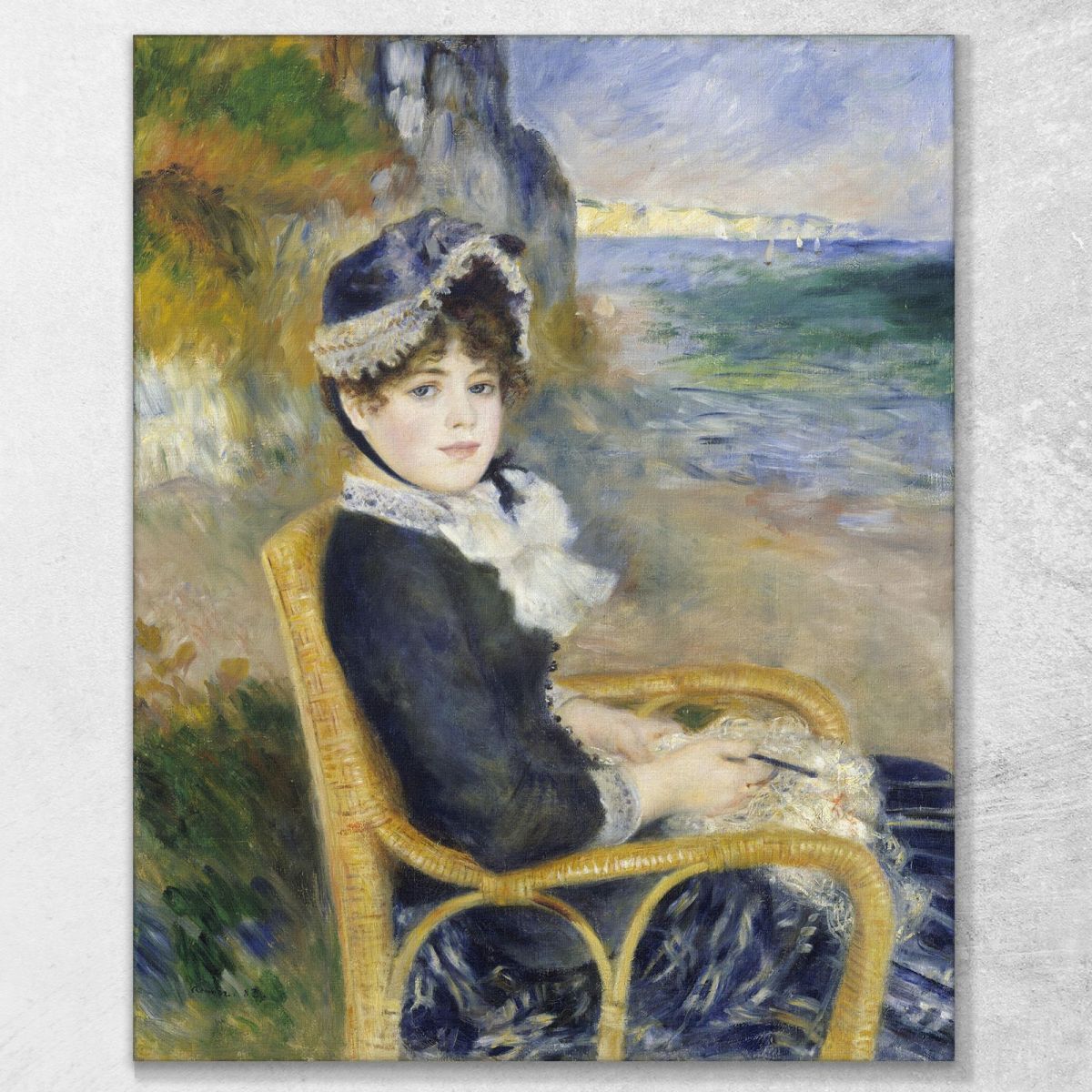By The Seashore Pierre-Auguste Renoir par3 canvas print 