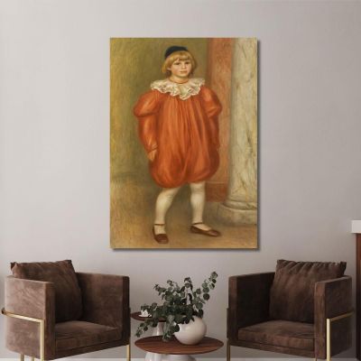 Claude Renoir In Clown Costume Pierre-Auguste Renoir par5 canvas print 