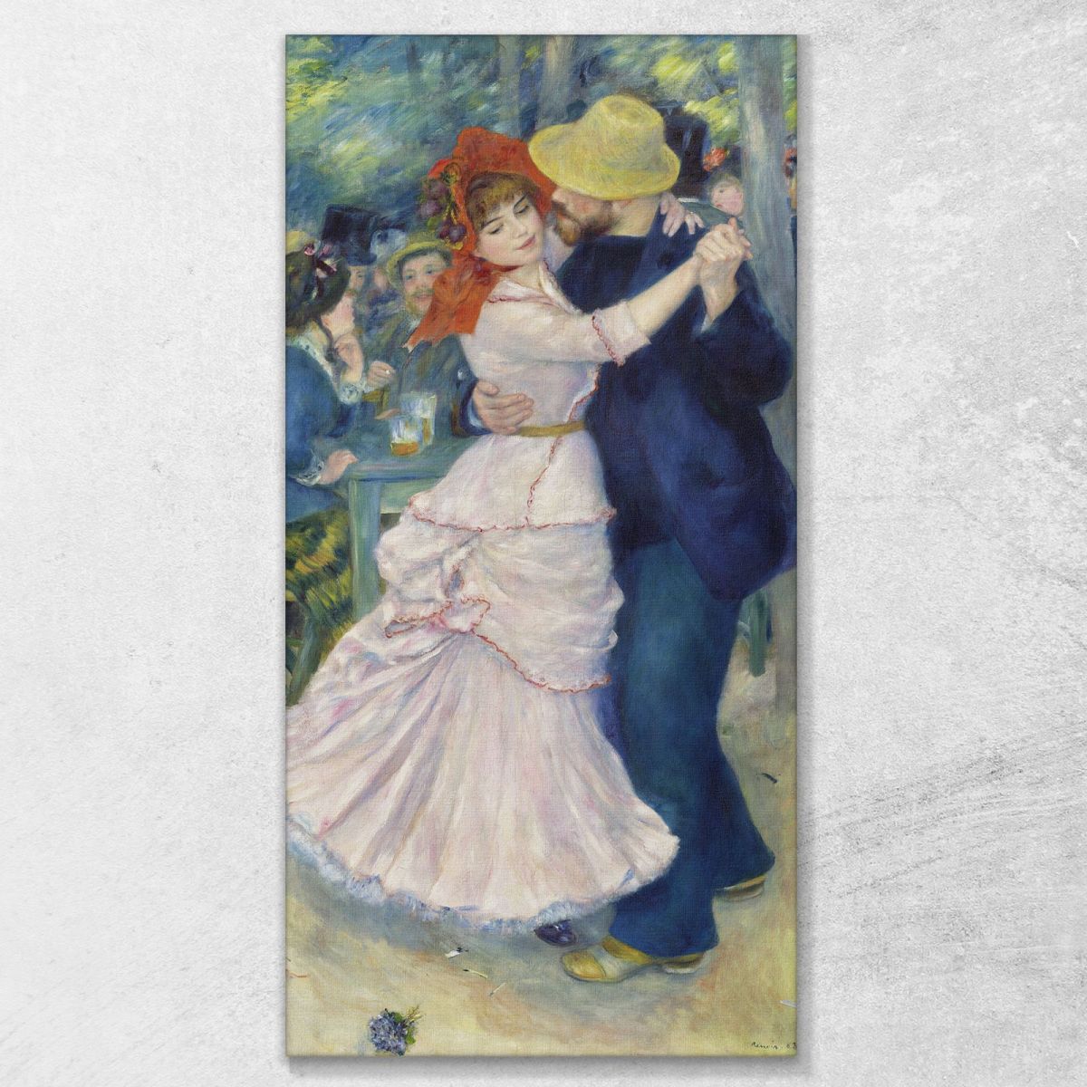 Dance At Bougival Pierre-Auguste Renoir par7 canvas print 