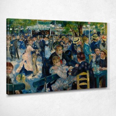 Dance At Le Moulin De La Galette Pierre-Auguste Renoir par8 canvas print 