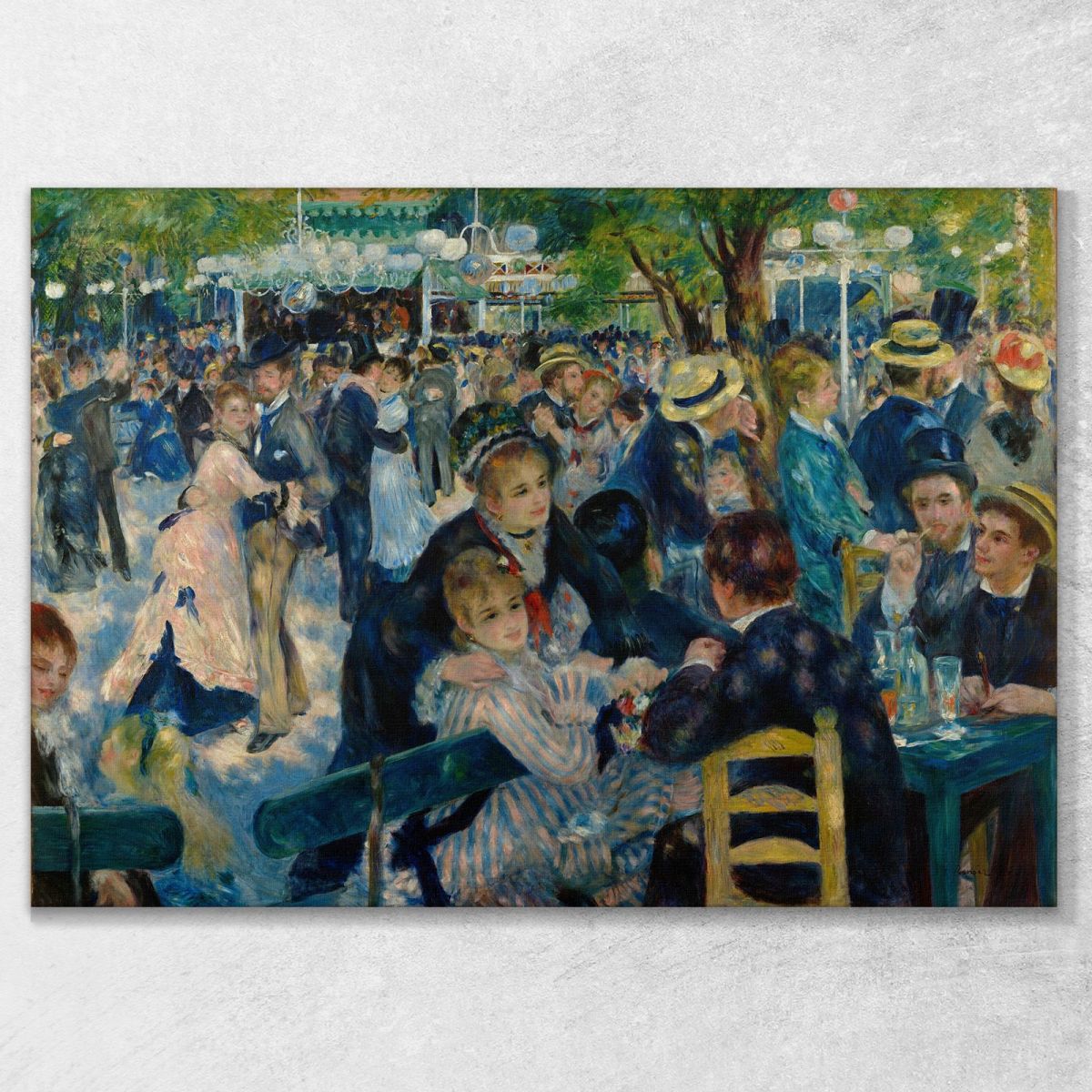 Dance At Le Moulin De La Galette Pierre-Auguste Renoir par8 canvas print 