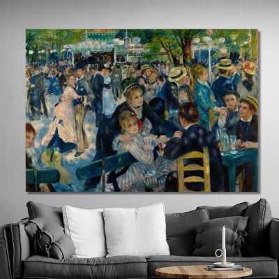Dance At Le Moulin De La Galette Pierre-Auguste Renoir par8 canvas print 