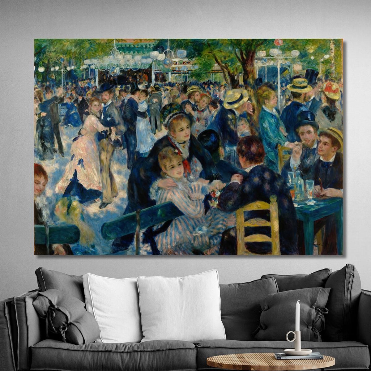Dance At Le Moulin De La Galette Pierre-Auguste Renoir par8 canvas print 