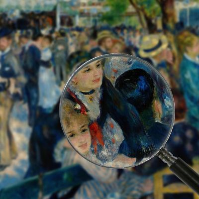 Dance At Le Moulin De La Galette Pierre-Auguste Renoir par8 canvas print