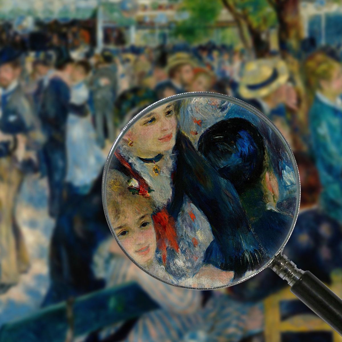 Dance At Le Moulin De La Galette Pierre-Auguste Renoir par8 canvas print