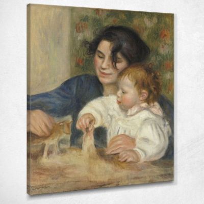 Gabrielle And Jean Pierre-Auguste Renoir par9 canvas print 