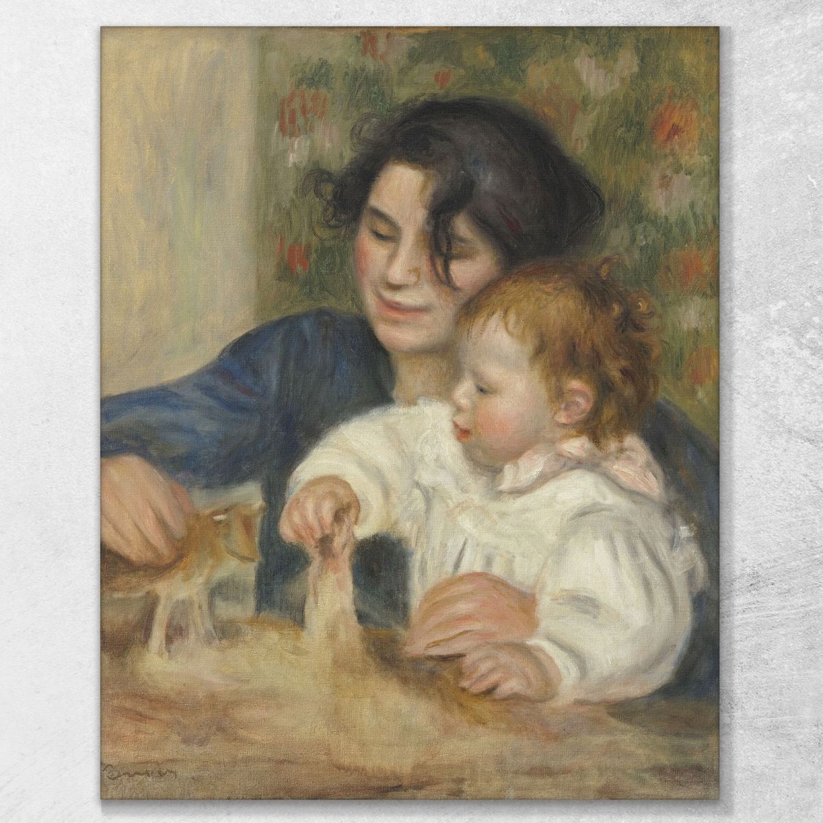 Gabrielle And Jean Pierre-Auguste Renoir par9 canvas print 