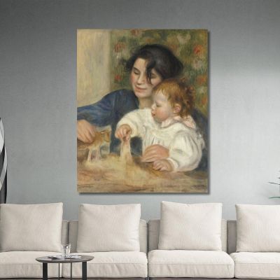 Gabrielle And Jean Pierre-Auguste Renoir par9 canvas print 