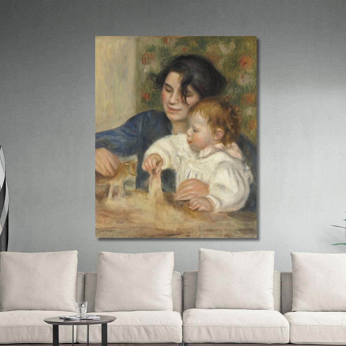 Gabrielle And Jean Pierre-Auguste Renoir par9 canvas print 